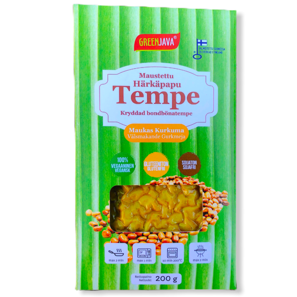 GREENJAVA® Härkäpaputempe maukas kurkuma