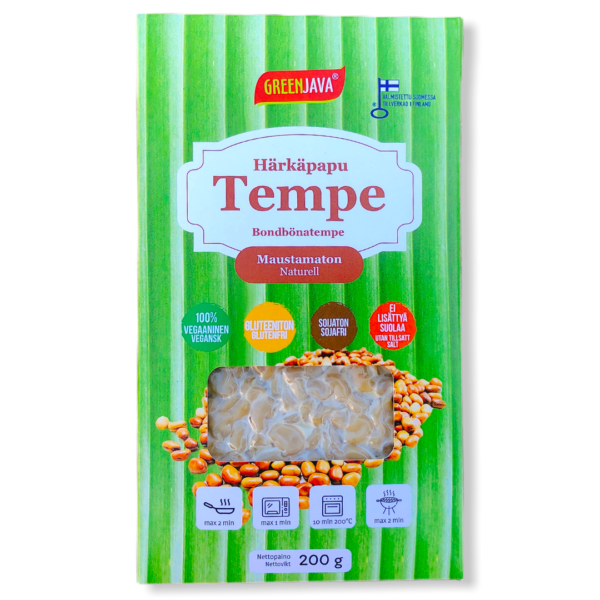 Härkäpaputempe maustamaton, GREENJAVA®